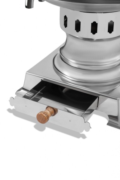 Уфимский угольный самовар "Трактирный" 30л нерж.