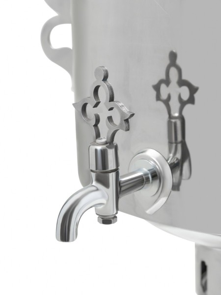 Уфимский угольный самовар "Трактирный" 30л нерж.