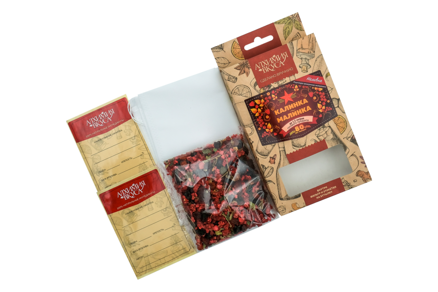 Набор Алхимия вкуса для приготовления наливки "Калинка-Малинка", 46 г