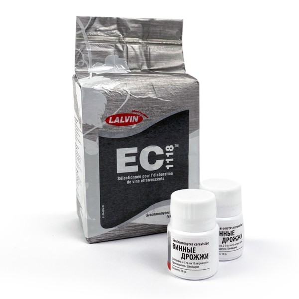Дрожжи Lalvin EC1118, банка 10 гр.