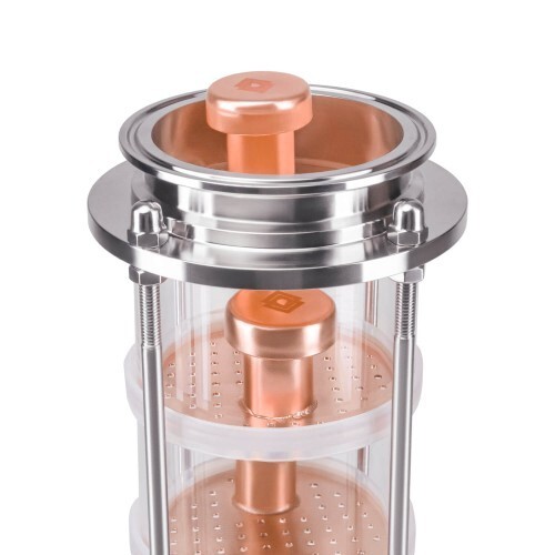 Тарельчатая колонна 3 дюйма 6 уровней Медь