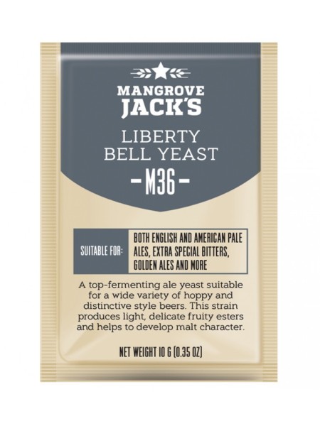 Дрожжи Mangrove Jack's Liberty Bell Ale M36, 10 г