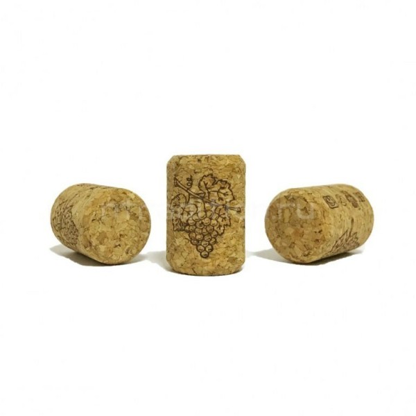 Корковая пробка Агломерированные 33*23 мм. (1 шт.)