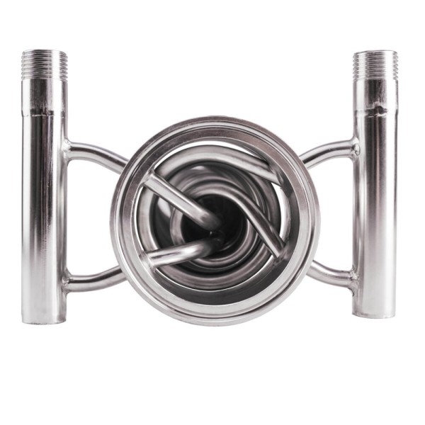 Холодильник Димрота двухконтурный с коллекторами 3 дюйма 35 см