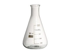 Колба коническая стекло 