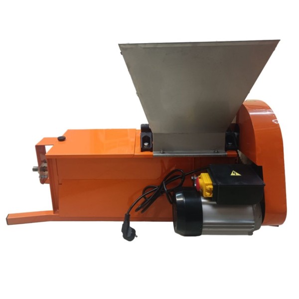 Дробилка-давилка с гребнеотделителем для винограда электрическая (бункер нержавейка)