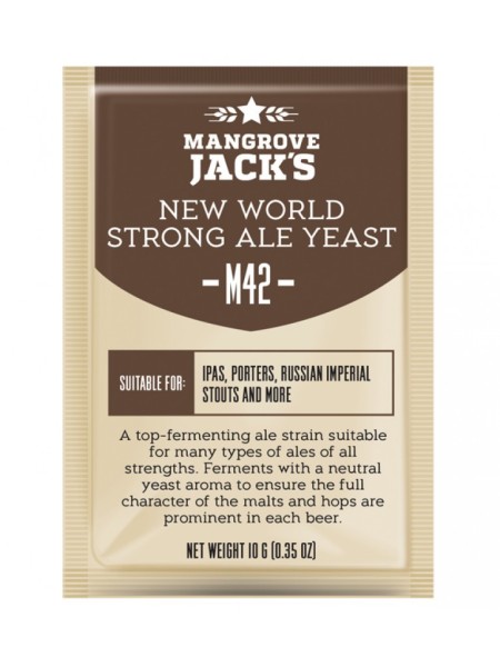 Дрожжи Mangrove Jack's New World Strong Ale M42, 10 г