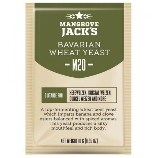 Дрожжи Mangrove Jack's Bavarian Wheat M20, 10 г