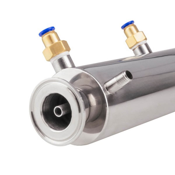 Холодильник димрот с узлом отбора по жидкости под кламп 2 дюйма