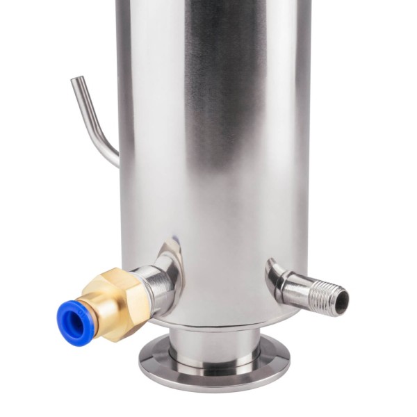 Холодильник димрот с узлом отбора по жидкости под кламп 2 дюйма