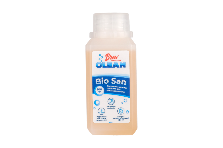 Кислотное средство с антибактериальным эффектом Brew Clean Bio San, 100 мл