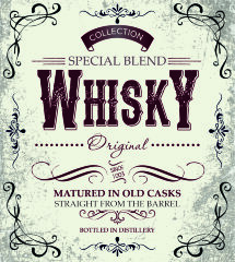 Этикетка "Виски" 80*90