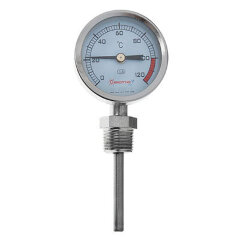 Термометр биметаллический вертикальный 0-120 С