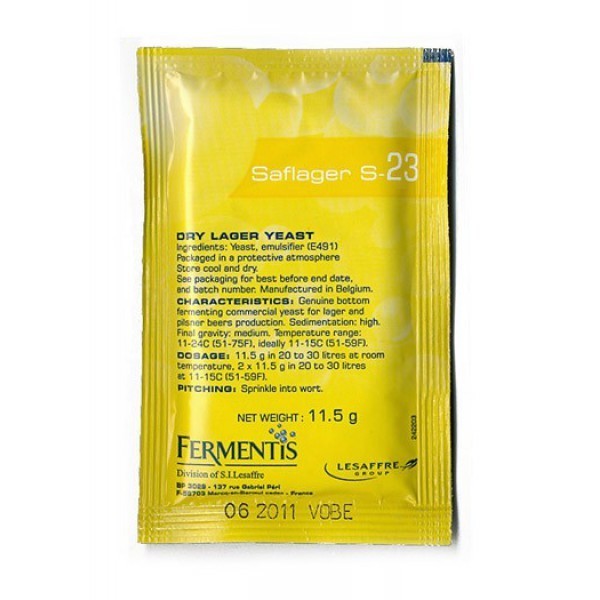 Дрожжи Fermentis Saflager S-23, 11,5 г