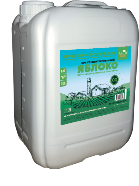 Концентрированный сок "Яблоко" 5кг канистра