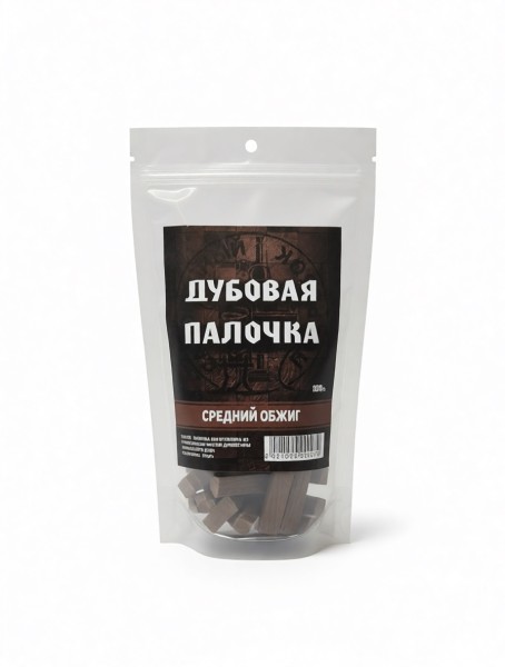 Дубовая палочка для настаивания ( Средний обжиг) 100 гр.