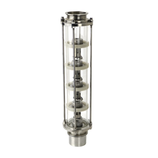 Тарельчатая колпачковая колонна 3 дюйма НЕРЖ 