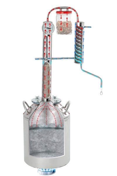 Самогонный аппарат АЛКОВАР "Крепыш с банкой"