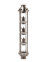 Тарельчатая колпачковая колонна 1,5 дюйма НЕРЖ 