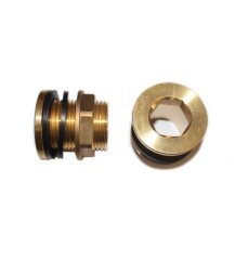 Врезка в куб латунная 1/2