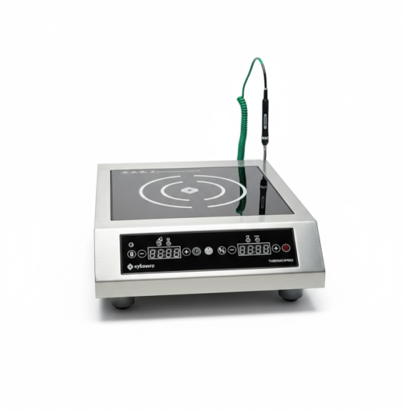 Индукционная плита "КУБОЛИТР" 3500кВт с термощупом THERMOPRO 100MТ