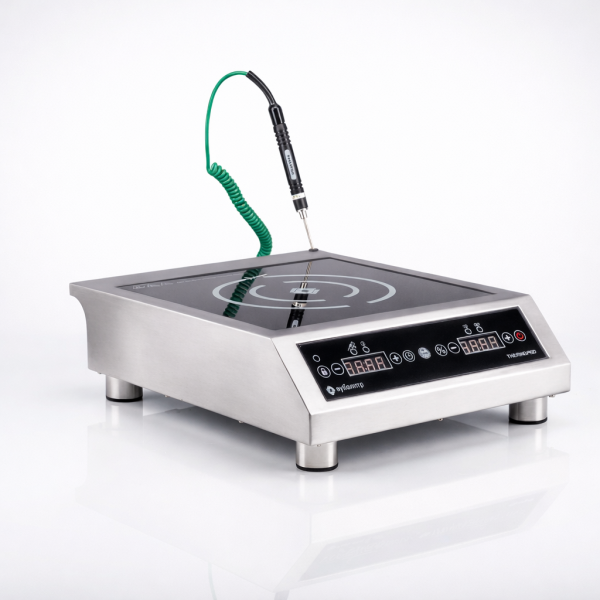 Индукционная плита "КУБОЛИТР" 3500кВт с термощупом THERMOPRO 100MТ