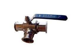 Шаровый кран 3-х ходовой 