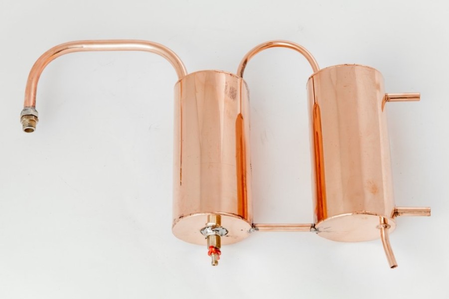 Медный змеевик с сухопарником АЛКОВАР