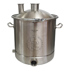 Перегонный куб с купольной крышкой - 70 л - кламп 2"