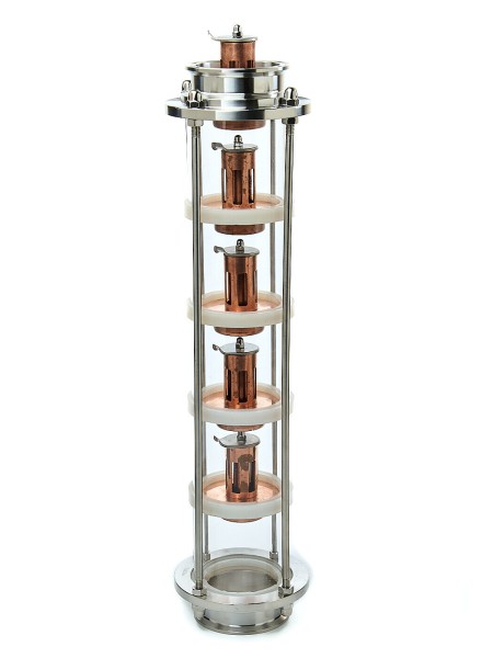 Тарельчатая колпачковая колонна 3 дюйма МЕДЬ