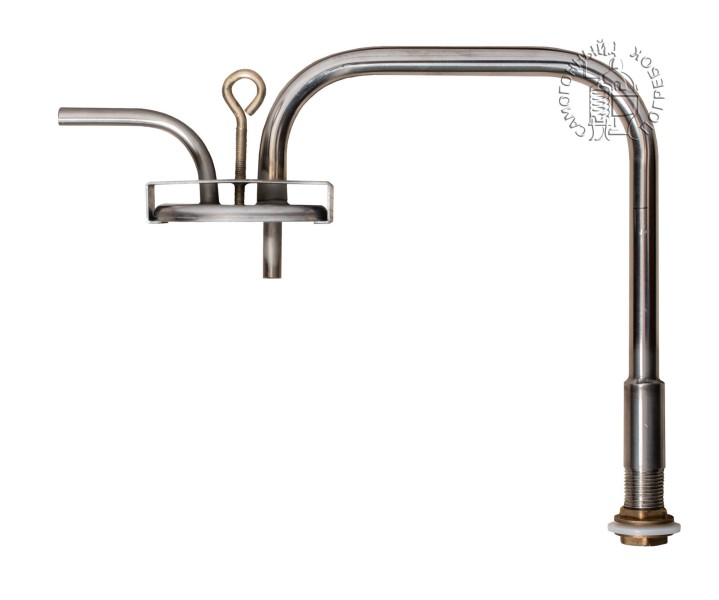 Крышка-сухопарник на банку с врезкой в емкость