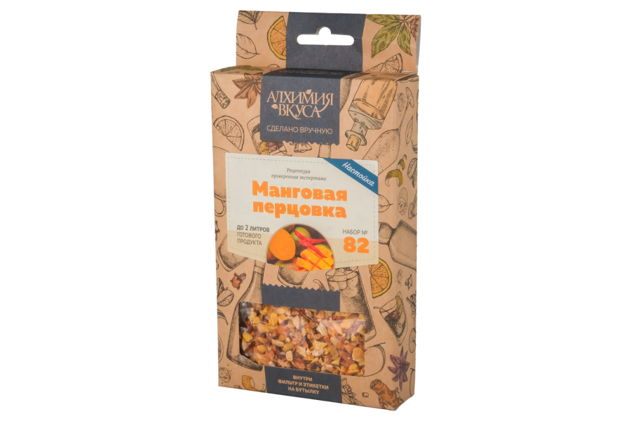 Набор Алхимия вкуса № 82 для приготовления настойки "Манговая перцовка",