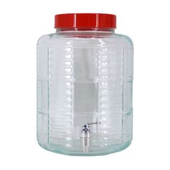 Банка с гидрозатвором и краном