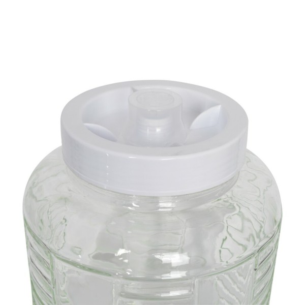 Стеклобанка с гидрозатвором 