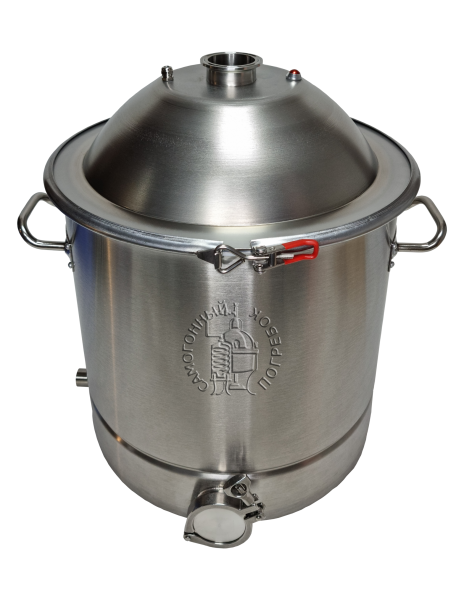 Перегонный куб с купольной крышкой 2мм 25л и 37л 