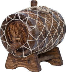 Дубовая бочка под старину, объем 3 л