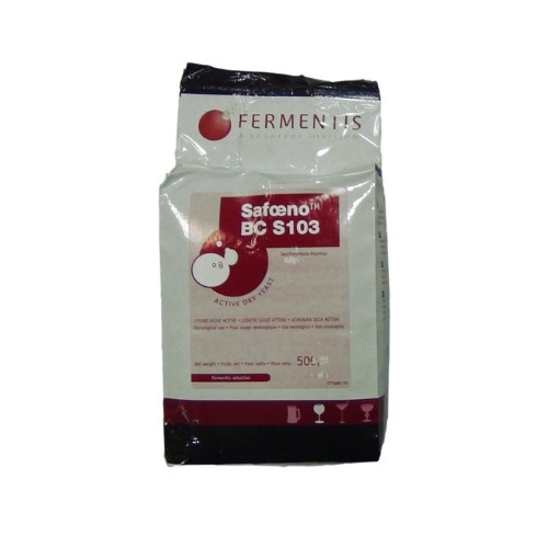 Дрожжи винные BC S103 Safoeno Fermentis, 500г