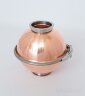 Медный шлем вискарный сферический разборный 8л АЛКОВАР 4" на 4"