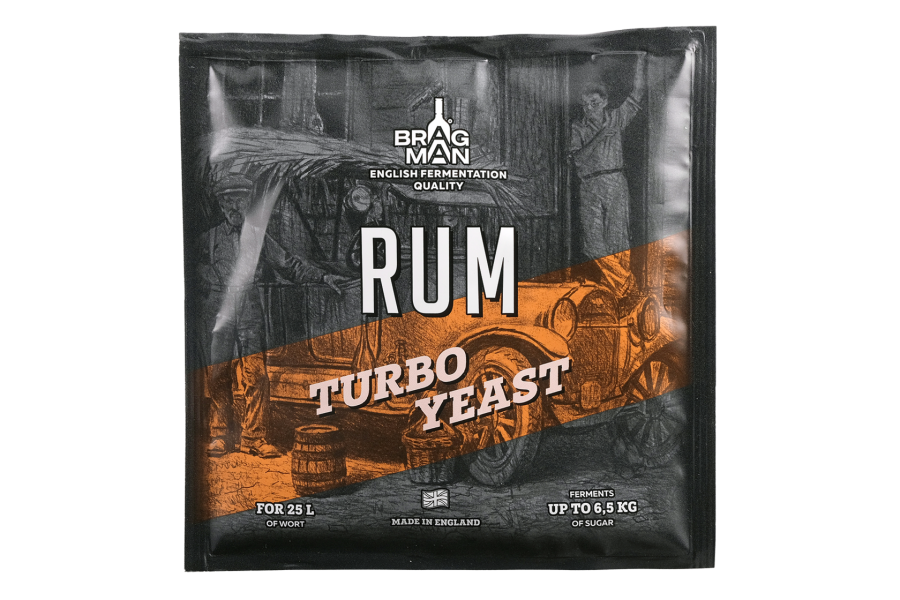 Спиртовые дрожжи Bragman "Rum Turbo", 72 г