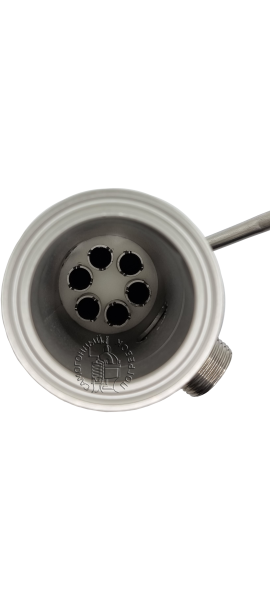 Узел отбора по пару и жидкости с орошением перегородочный