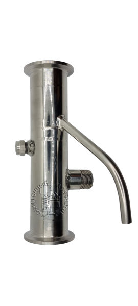 Узел отбора по пару и жидкости с орошением перегородочный