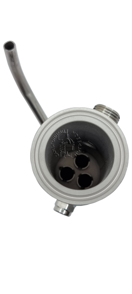 Узел отбора по пару и жидкости с орошением перегородочный