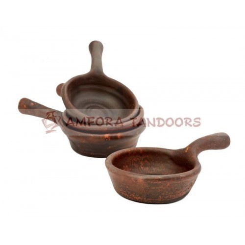 Кокотница керамическая для запекания закусок с соусами и жульена