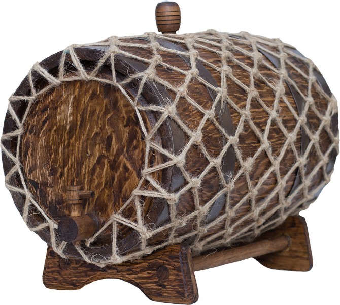 Дубовая бочка под старину, объем 15 л