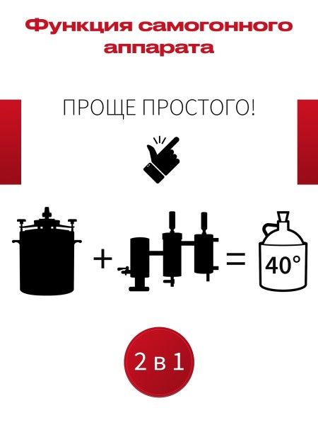 Автоклав МАЛИНОВКА 2в1 версия 3, 35л