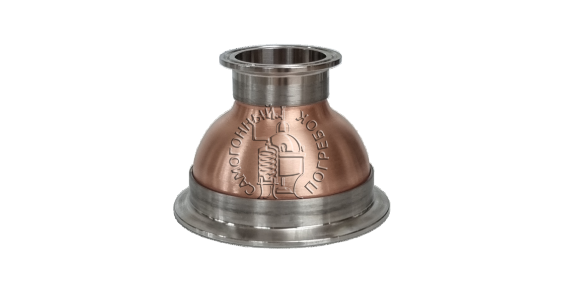 Переход кламповый медь 