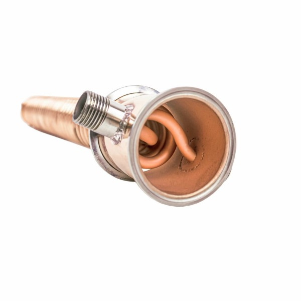 Холодильник Димрота медный, проходной 2″