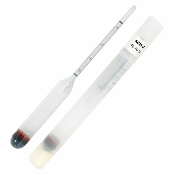 (Спиртомер) ареометр лабораторный АСП-3, 0-40%