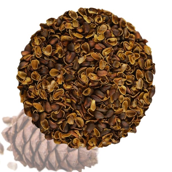 Скорлупа кедрового ореха.