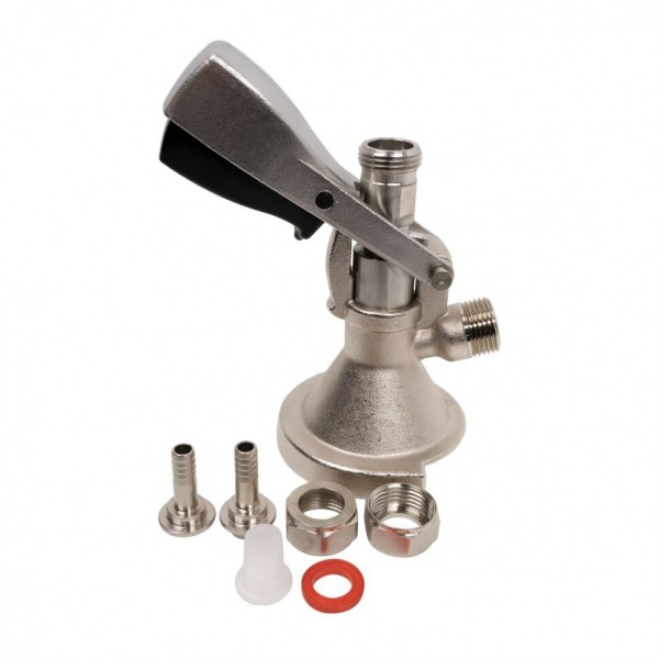 Заборная головка тип "А" латунная со штуцерами